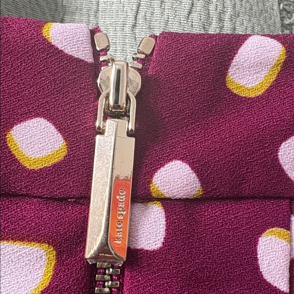 Kate Spade Magenta and Yellow Dot Dress - Picture 8 of 10